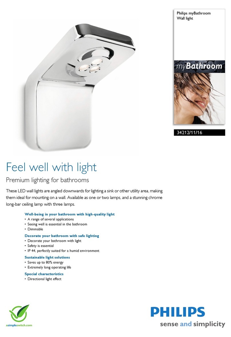 Philips myBathroom 342121116 User manual Philips myBathroom 342121116 User manual