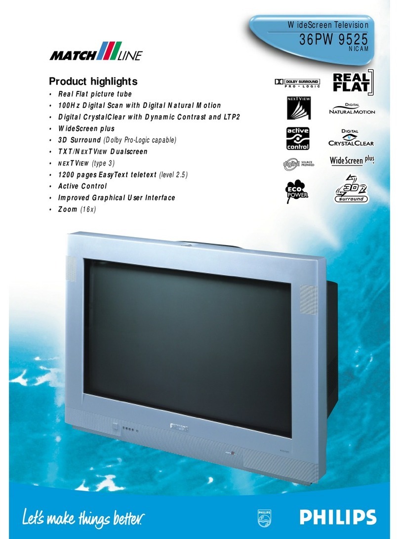 Philips 36PW9525 - annexe 1 Specifications