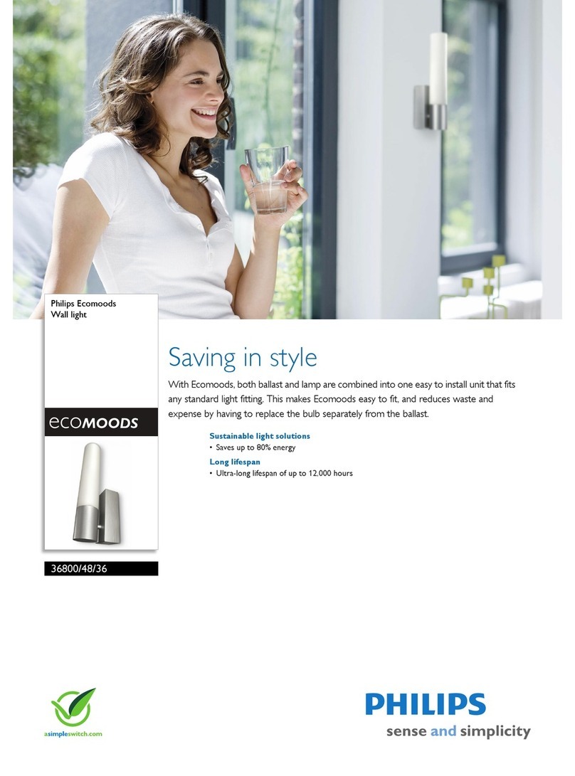 Philips ecoMoods 36800-48-36 User manual Philips ecoMoods 36800-48-36 User manual