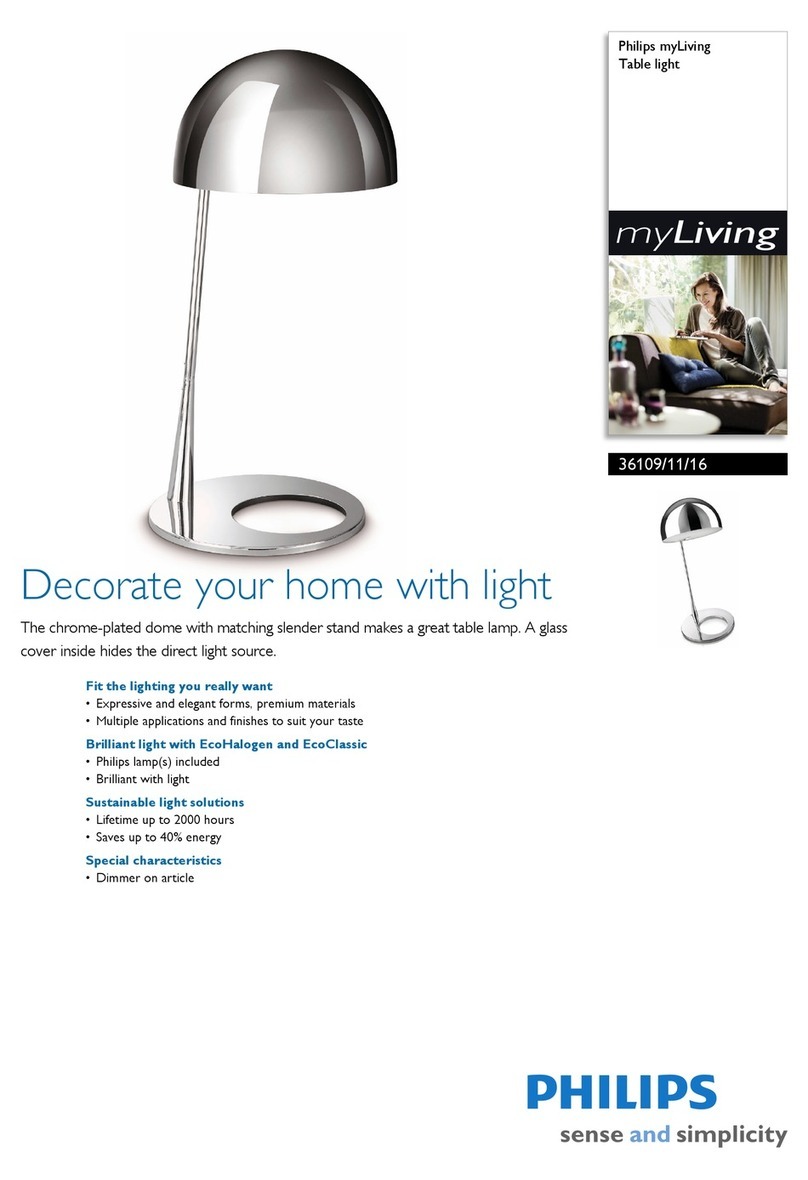 Philips myLiving 36109/11/16 Specifications
