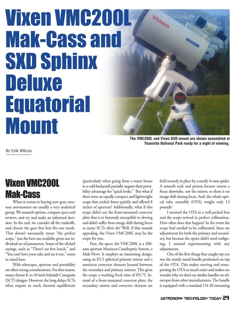 Vixen Sphinx User manual Vixen Sphinx User manual