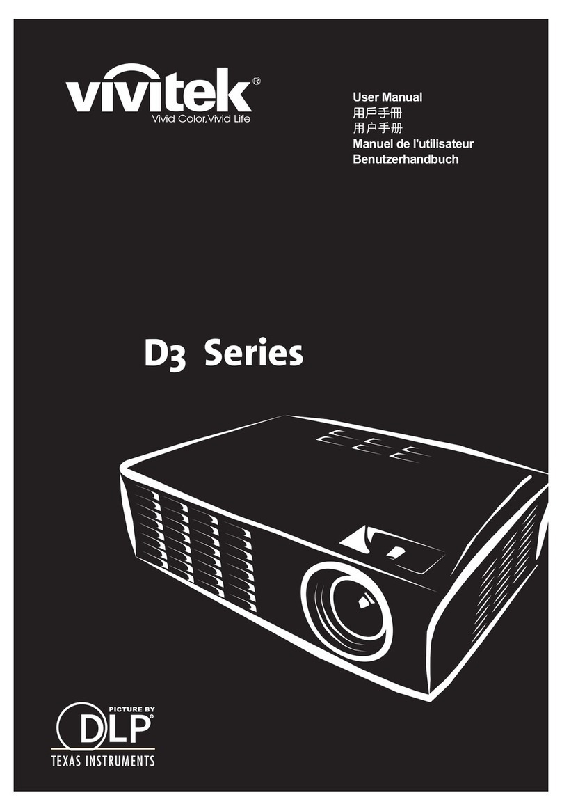 Vivitek D330MX User manual