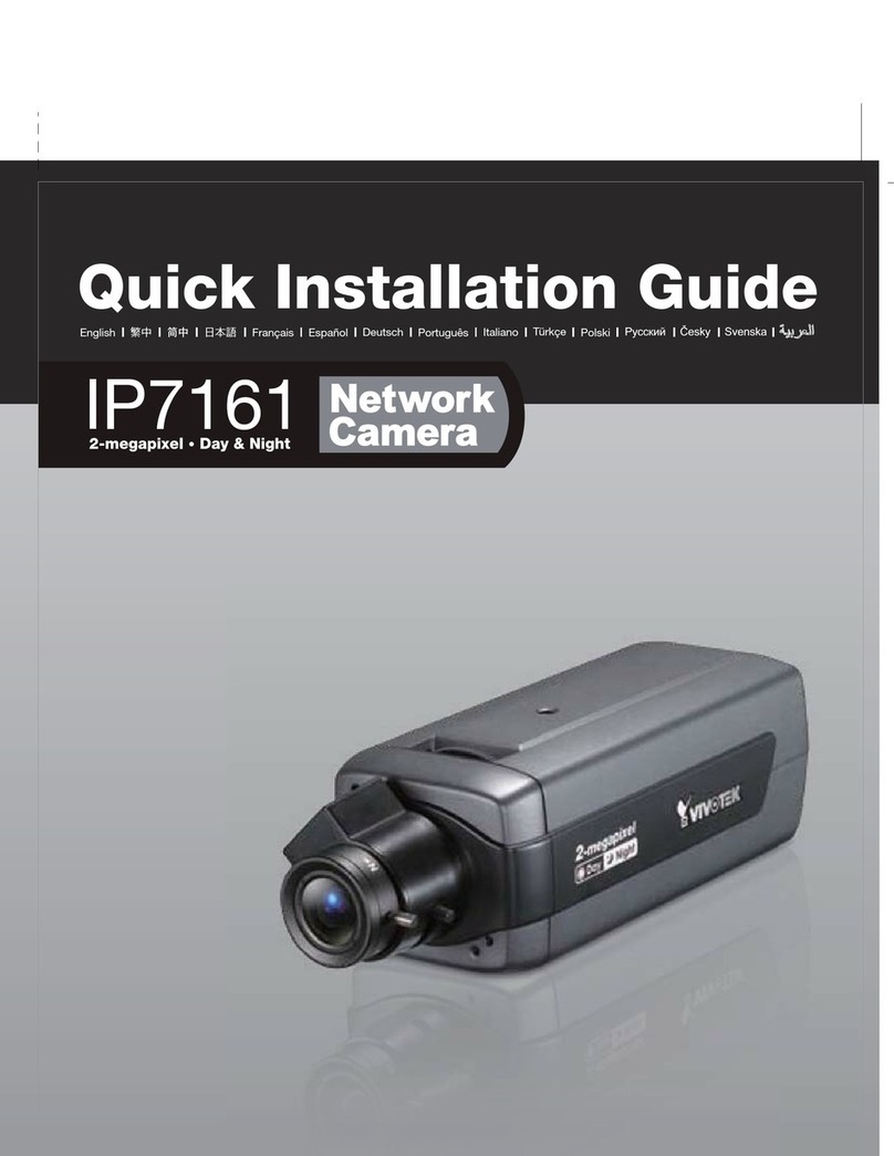 Vivotek IP7161 User manual