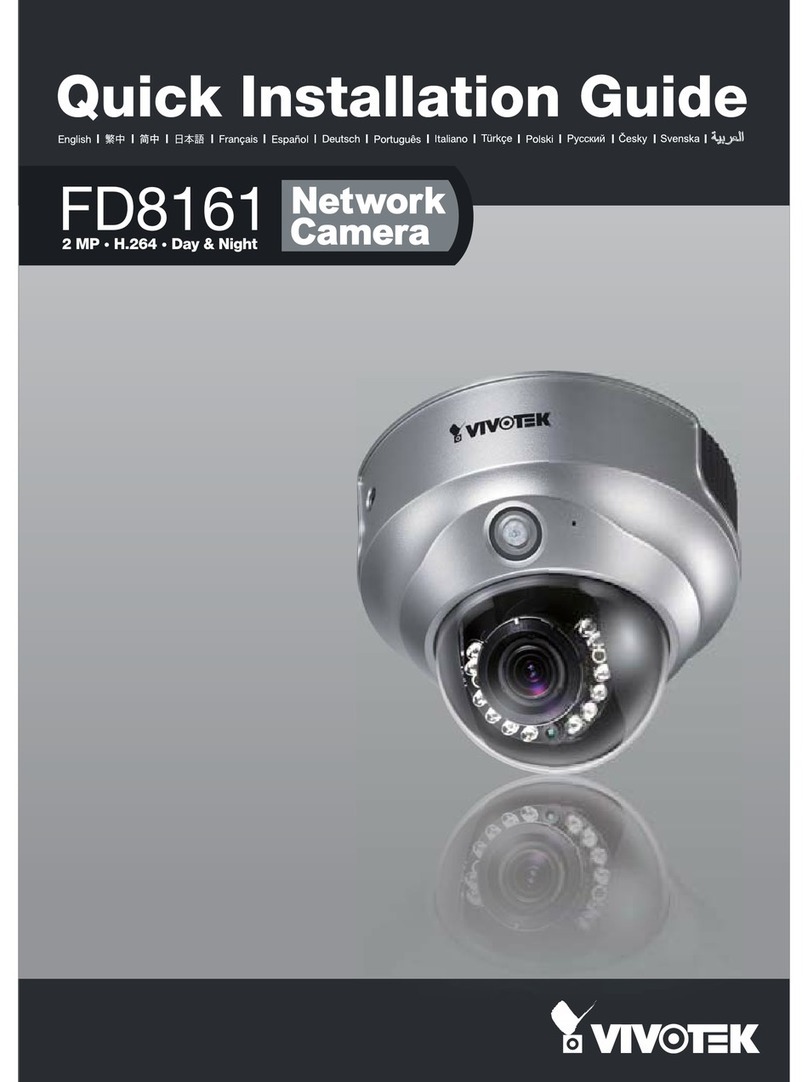Vivotek FD8161 Quick installation guide