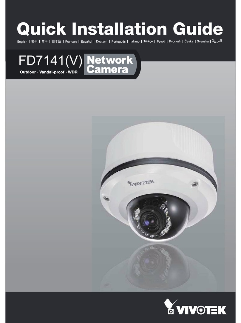 Vivotek FD7141 User manual Vivotek FD7141 User manual