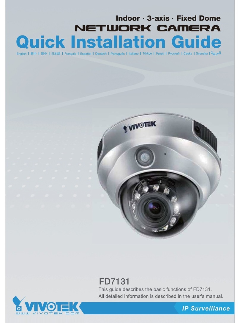 Vivotek FD7131 Quick installation guide