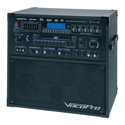 VocoPro GIG-MAN owner's manual