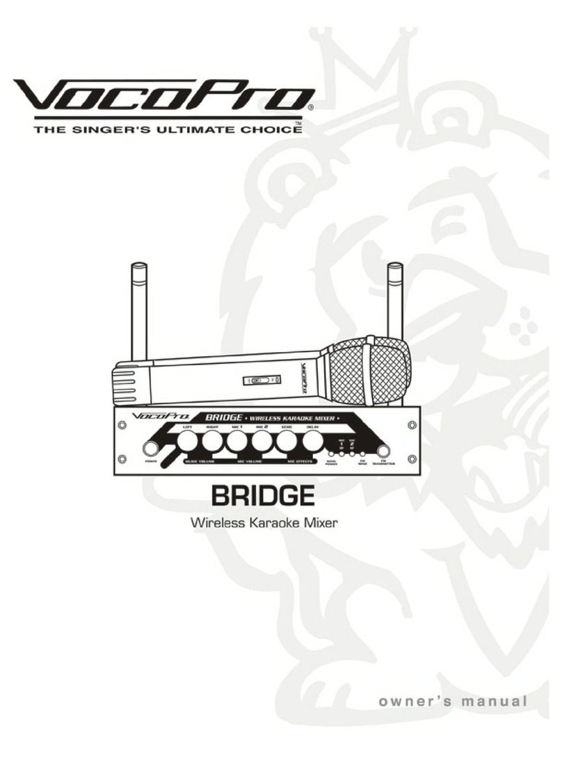 VocoPro BRIDGE user guide