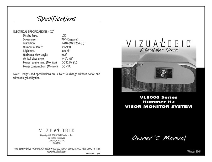 Vizualogic VL8000 Series User manual