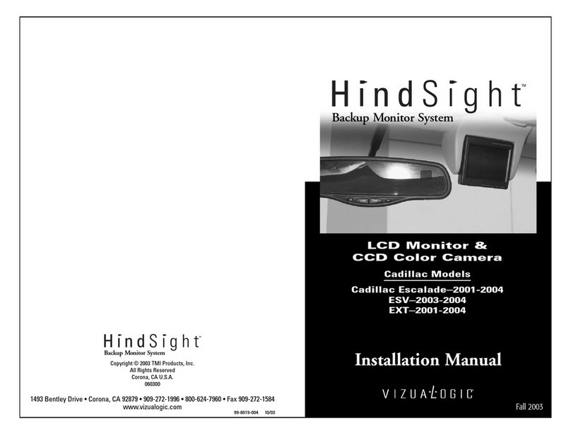 Vizualogic HindSight Cadillac Escalade installation manual