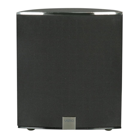 Vizio VSB210WS - V - Home Theater Speaker Sys User manual