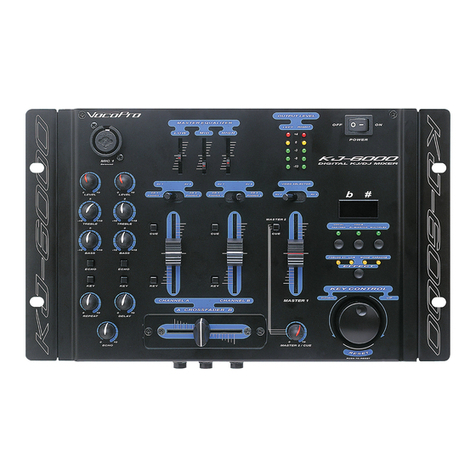 VocoPro KJ-6000 owner's manual