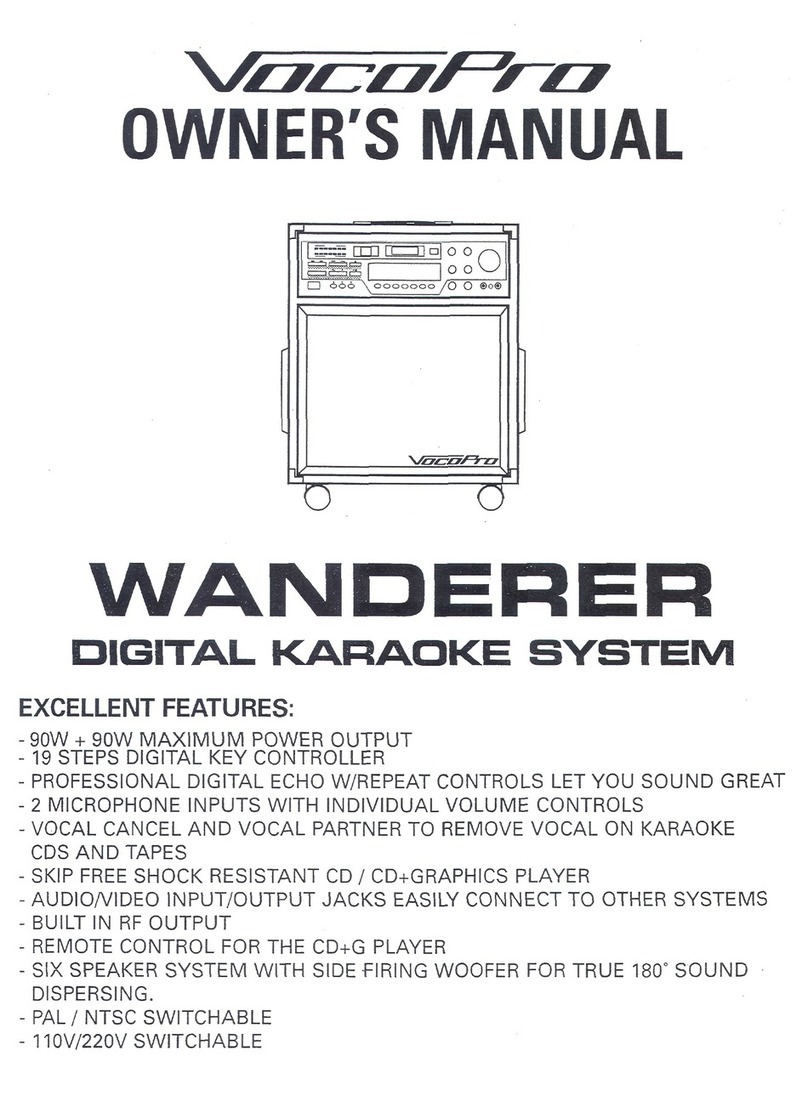 VocoPro WANDERER user guide