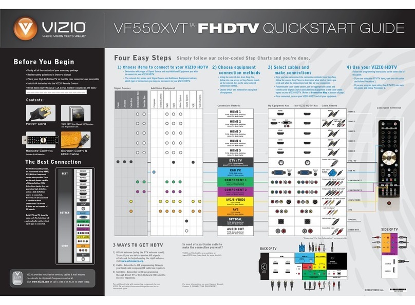 Vizio VF550XVT User manual