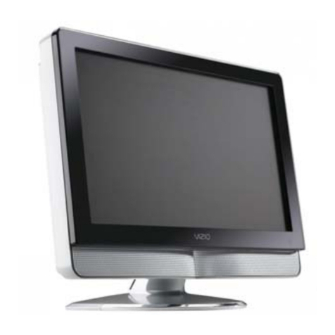 Vizio VX20L - 20" LCD TV User manual