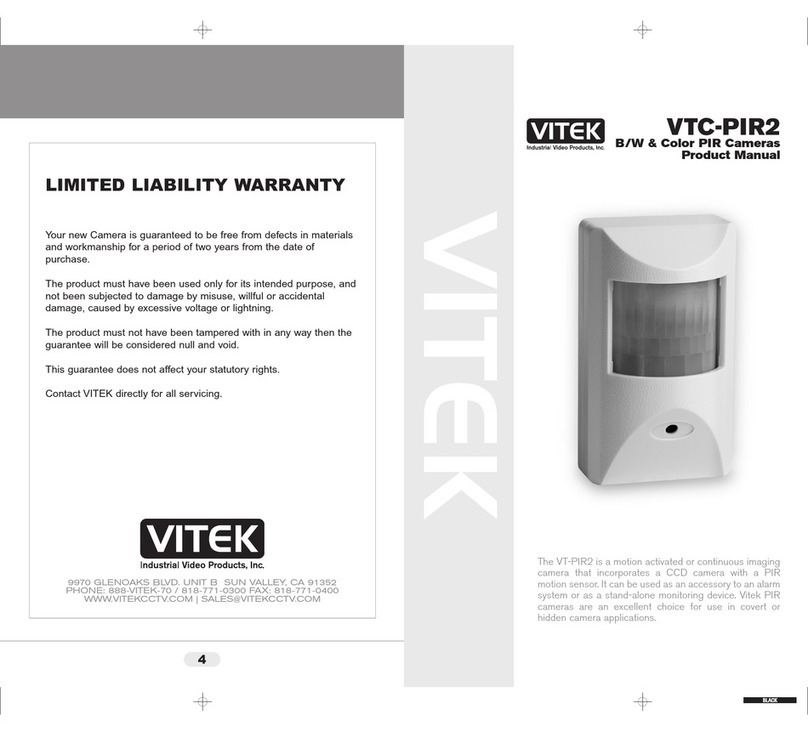 Vitek VTC-PIR2 product manual