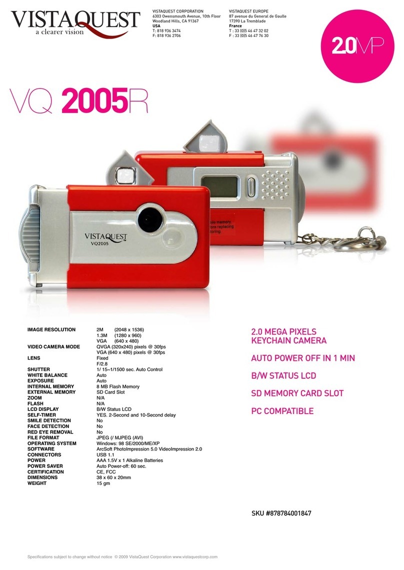 VistaQuest VQ-2005 Specifications