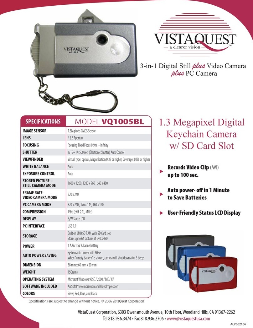 VistaQuest VQ-1005BL Specifications
