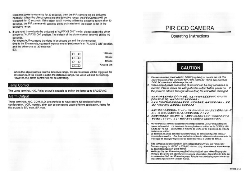 Vitek VT-PIRC1 User manual
