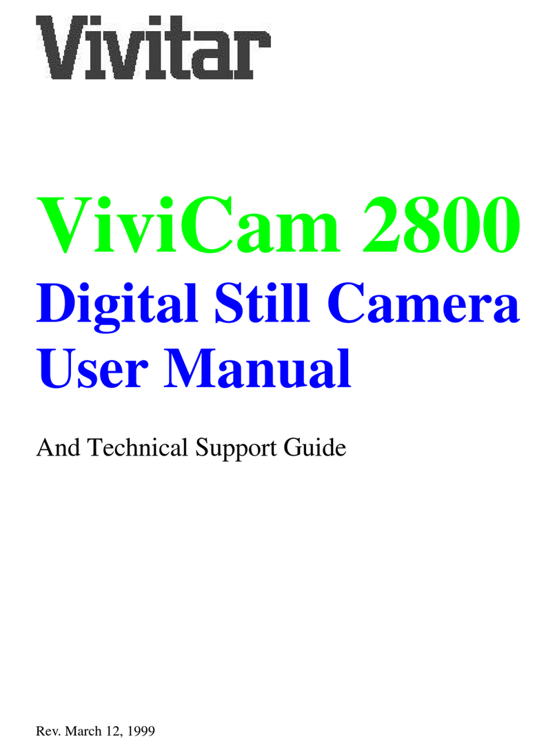 Vivitar Vivicam 2800 User manual