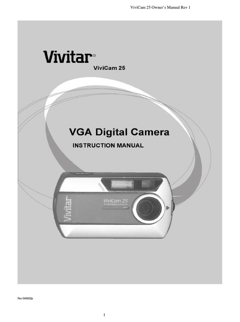 Vivitar Vivicam 25 User manual