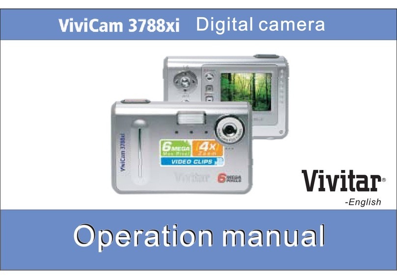 Vivitar Vivicam 3788xi Operation manual