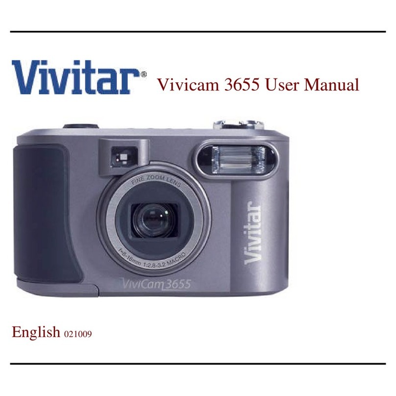 Vivitar Vivicam 3655 User manual Vivitar Vivicam 3655 User manual
