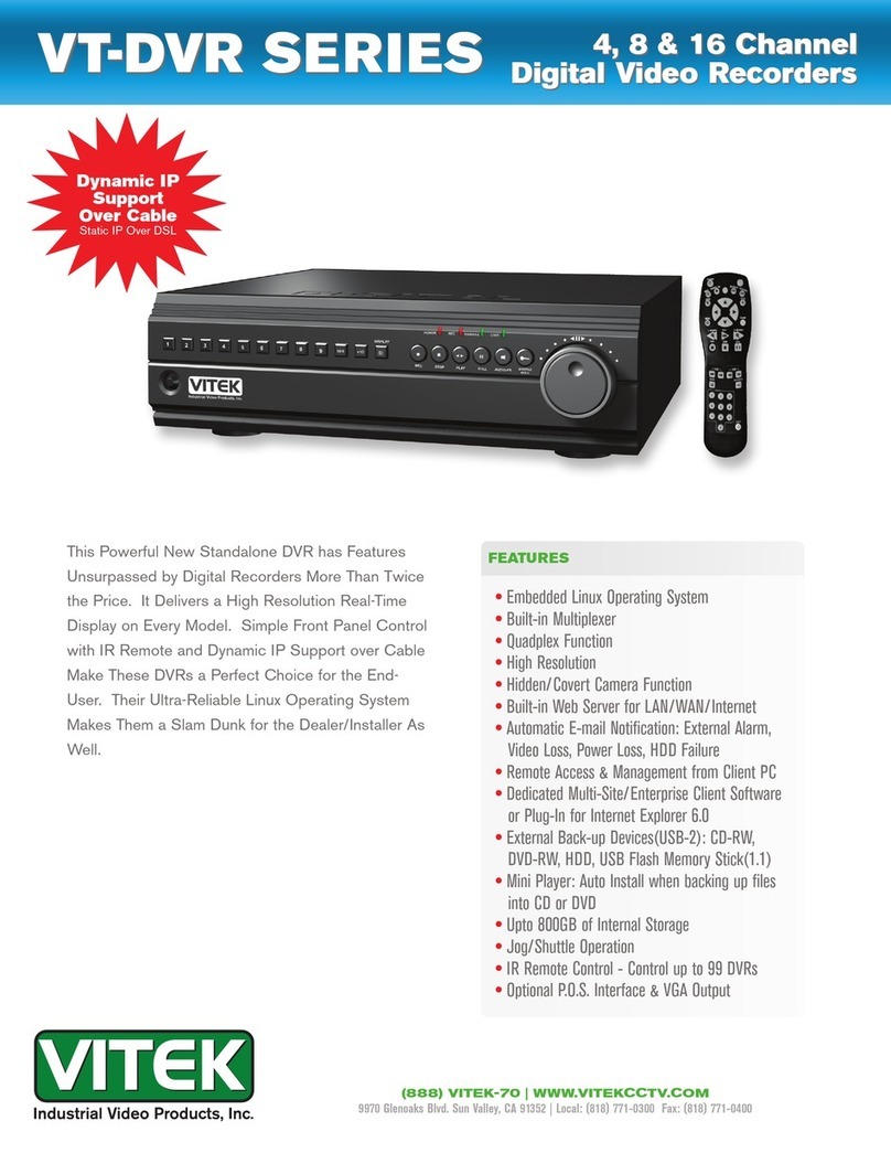 Vitek VT-DVR16000 User manual
