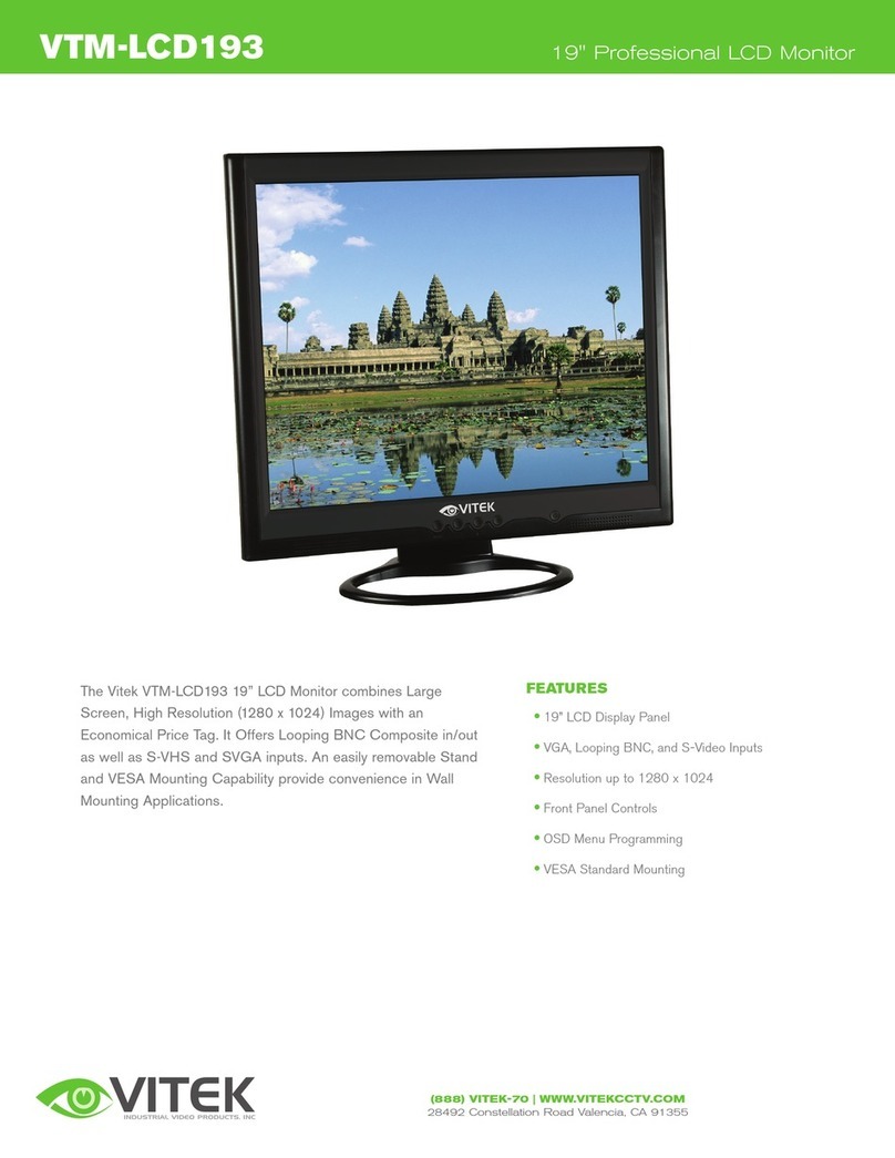 Vitek VTM-LCD193 User manual Vitek VTM-LCD193 User manual