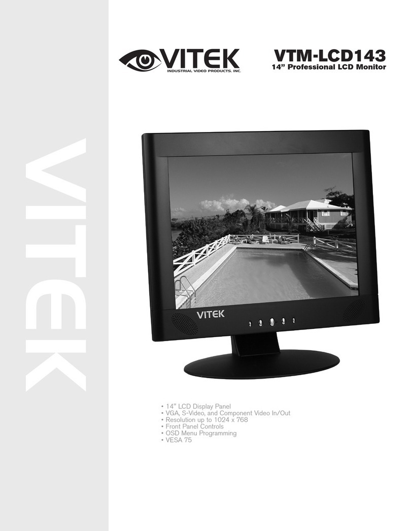Vitek VTM-LCD143 User manual Vitek VTM-LCD143 User manual