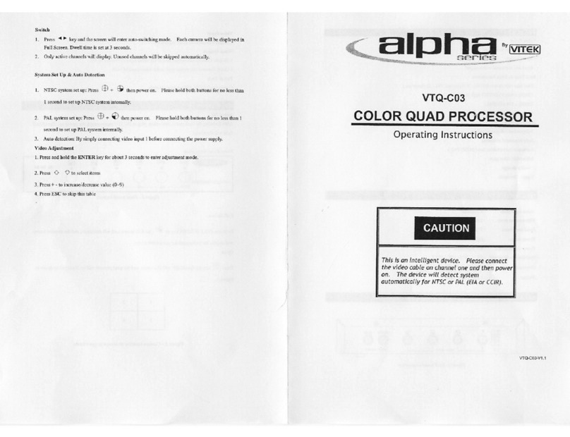 Vitek VTQ-C03 operating instructions