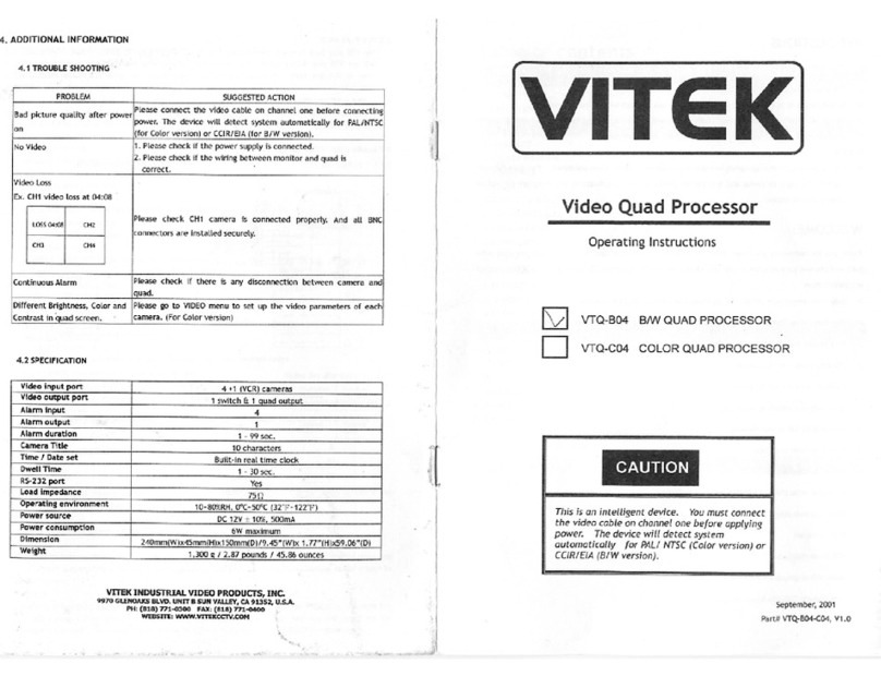 Vitek VTQ-B04 operating instructions
