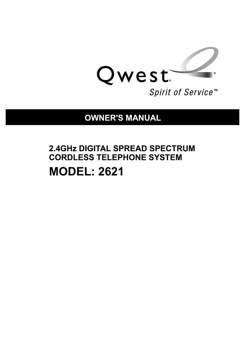 Qwest qw2621 User manual