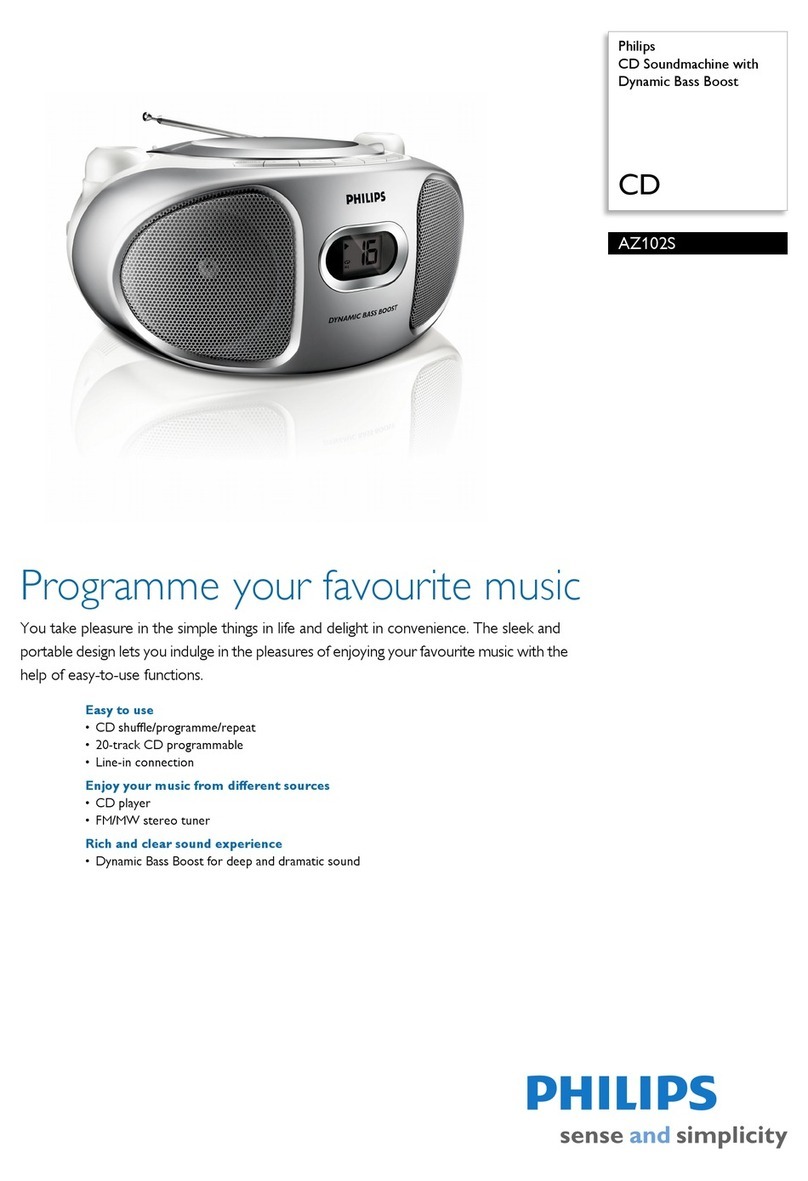 Philips AZ102S User manual