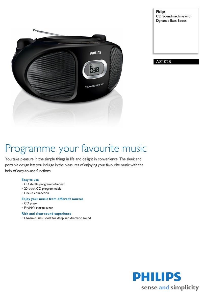 Philips AZ102B User manual