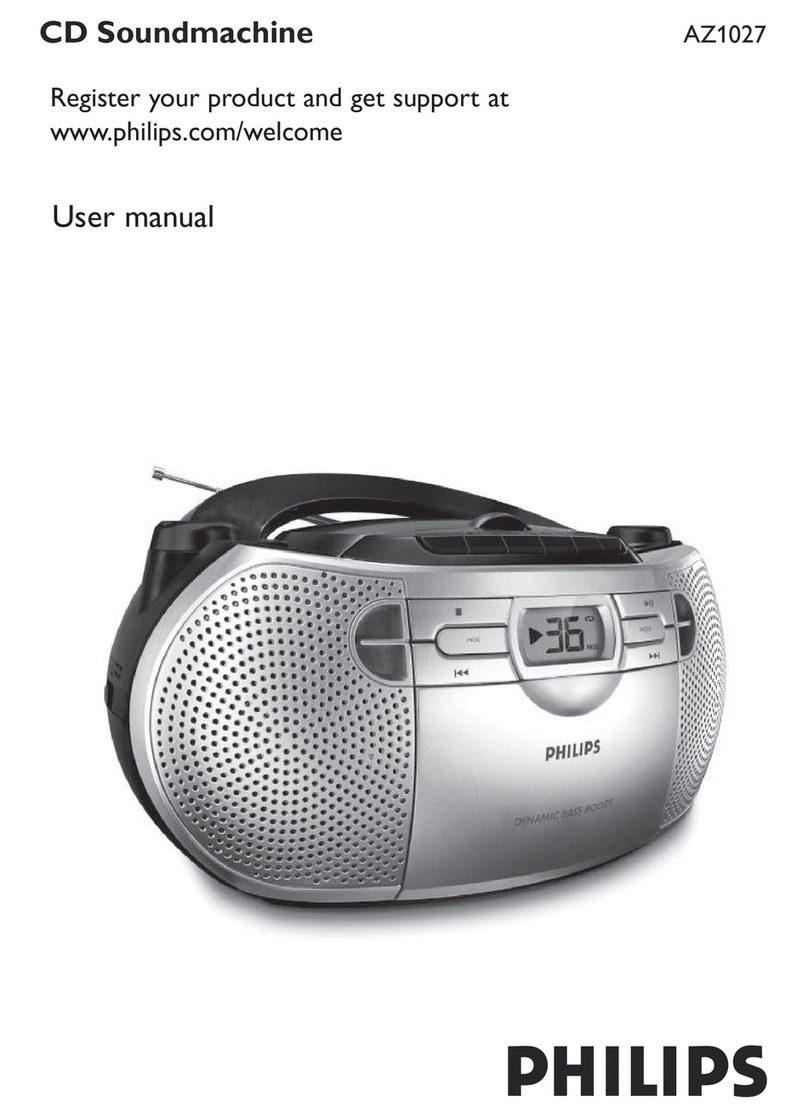 Philips AZ1027 User manual
