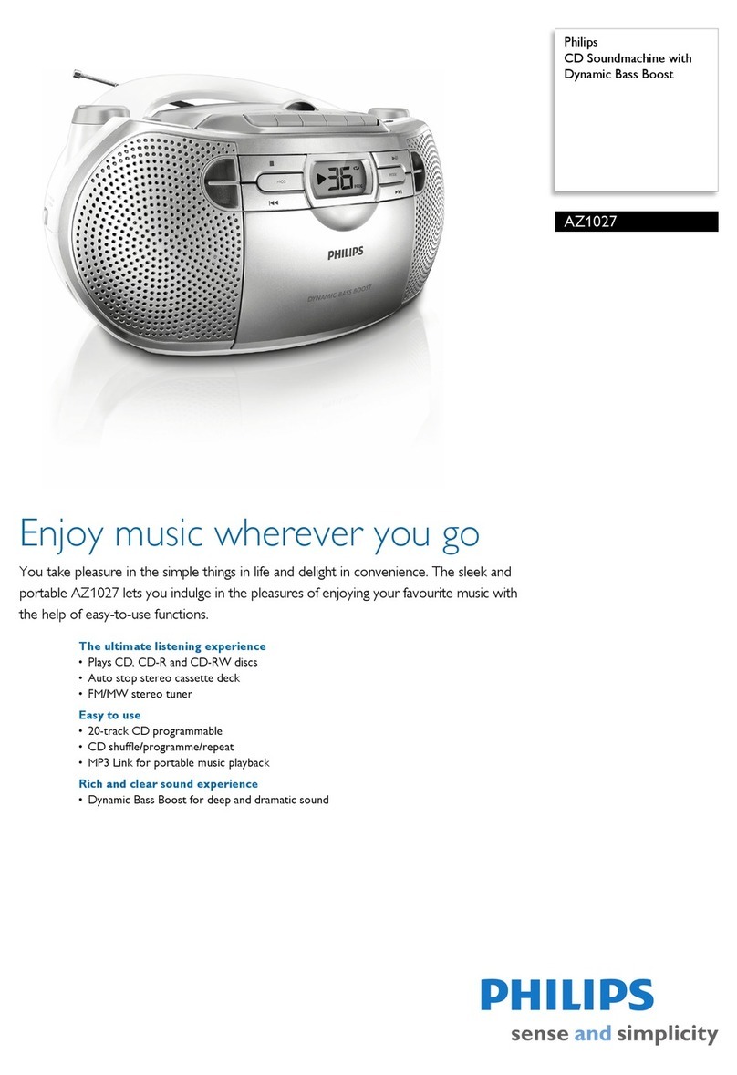Philips AZ1027 User manual