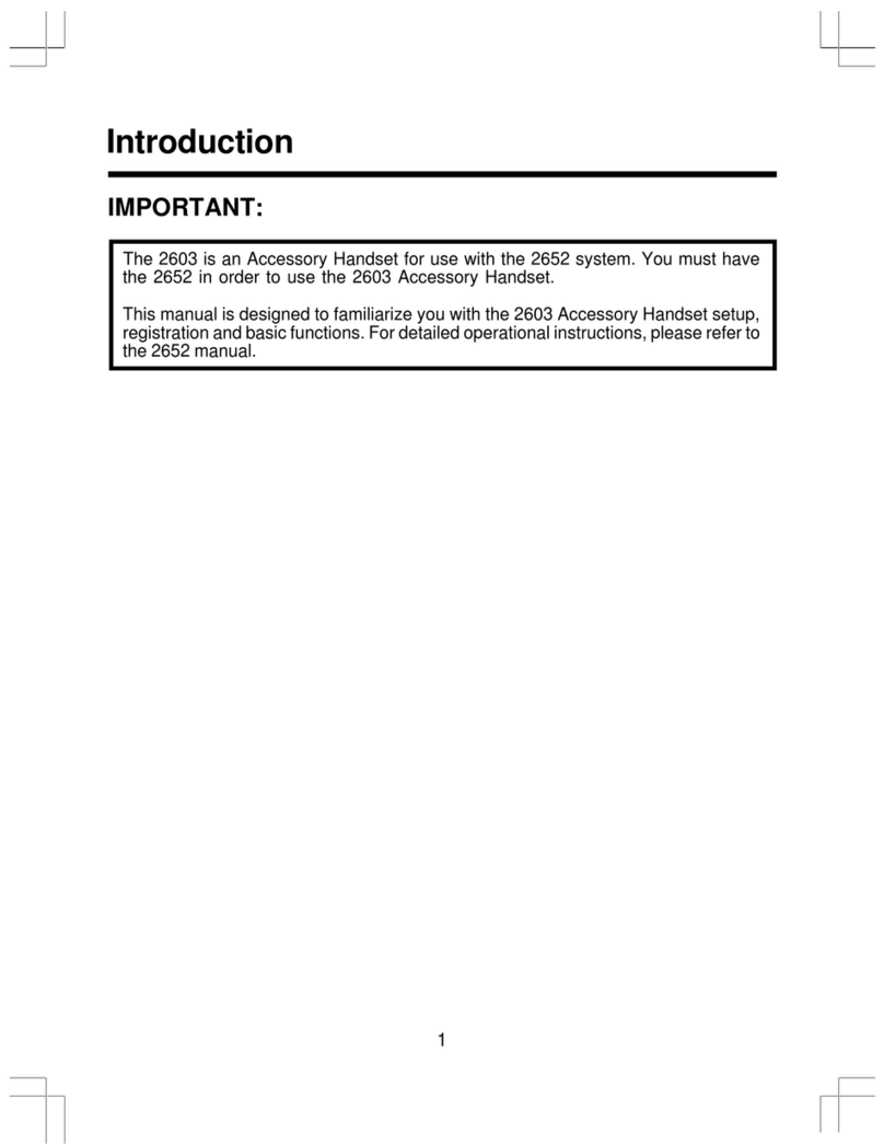 Sprint sp2603 User manual Sprint sp2603 User manual