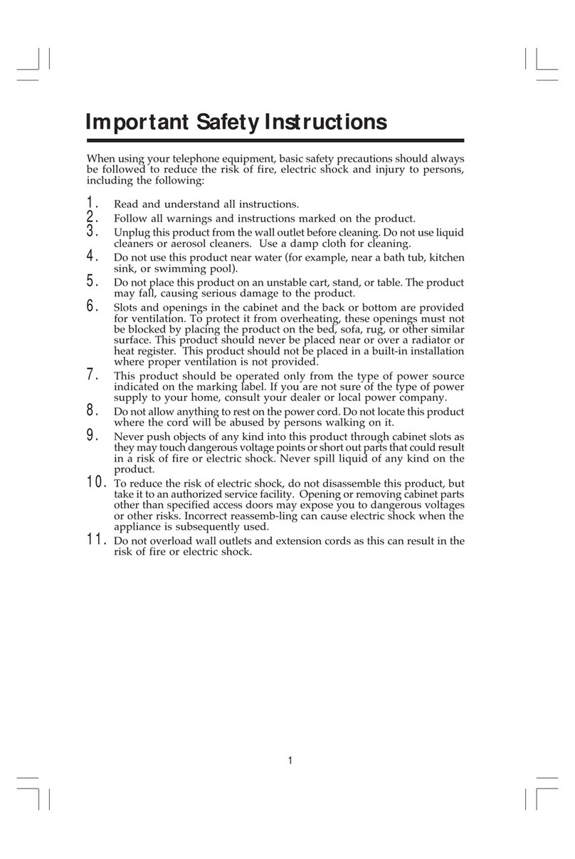 Gigaphone sbc2432 owner's manual