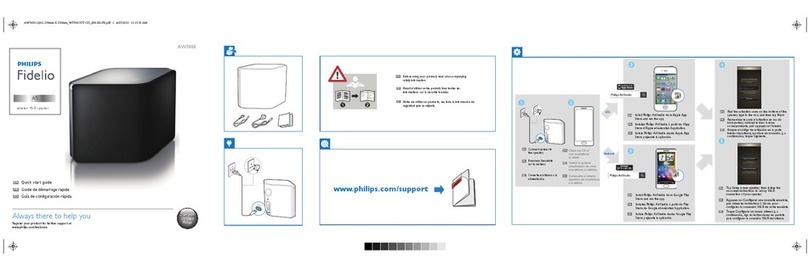 Philips AW5000 User manual
