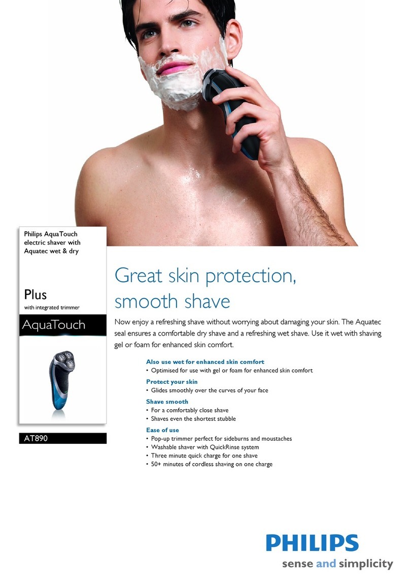 Philips AquaTouch AT890 User manual