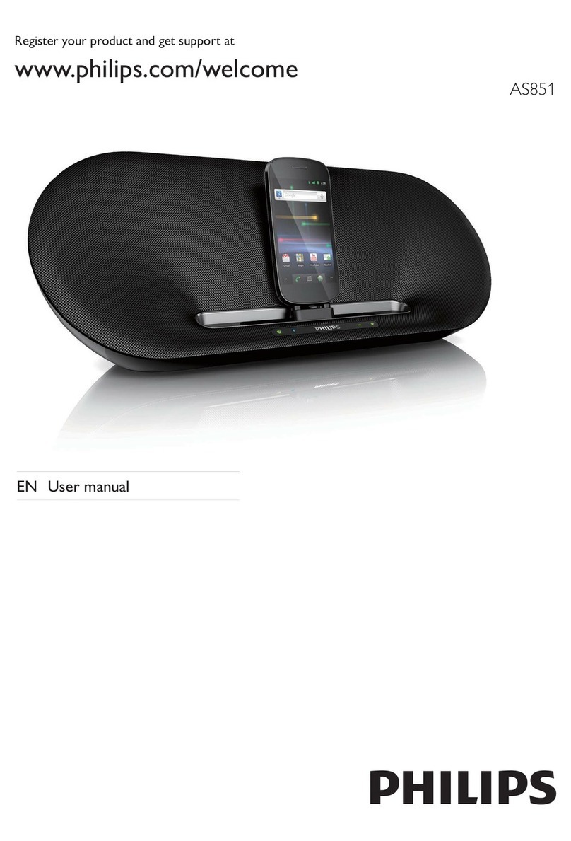 Philips Fidelio AS851 user manual