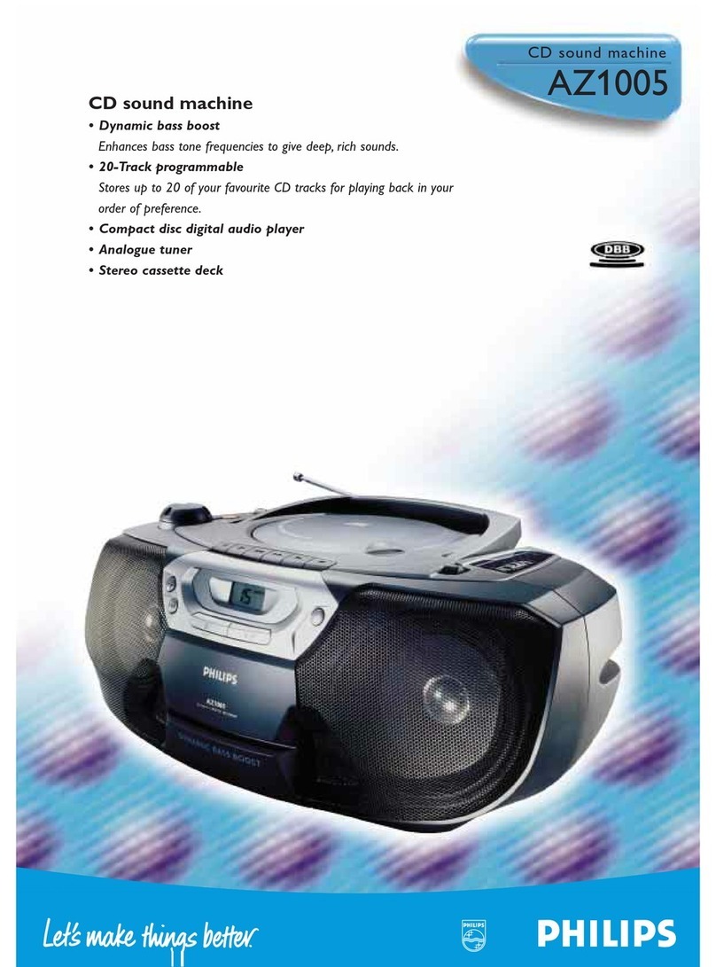 Philips AZ 1005 User manual