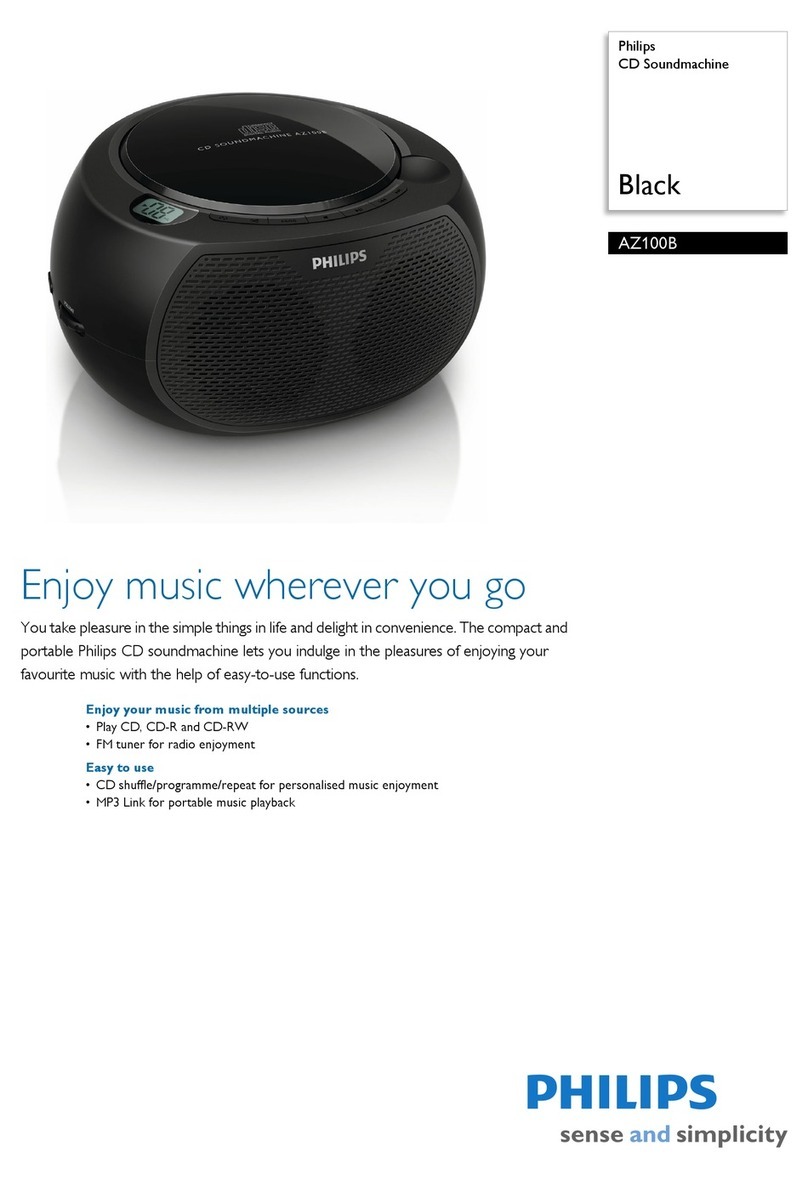 Philips Soundmachine AZ100B brochure