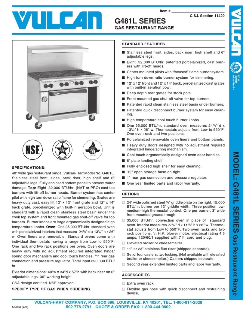 Vulcan-Hart G481L User manual
