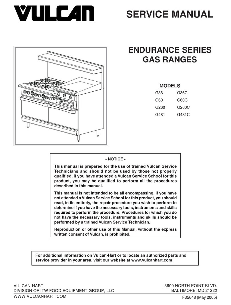Vulcan-Hart G260 User manual