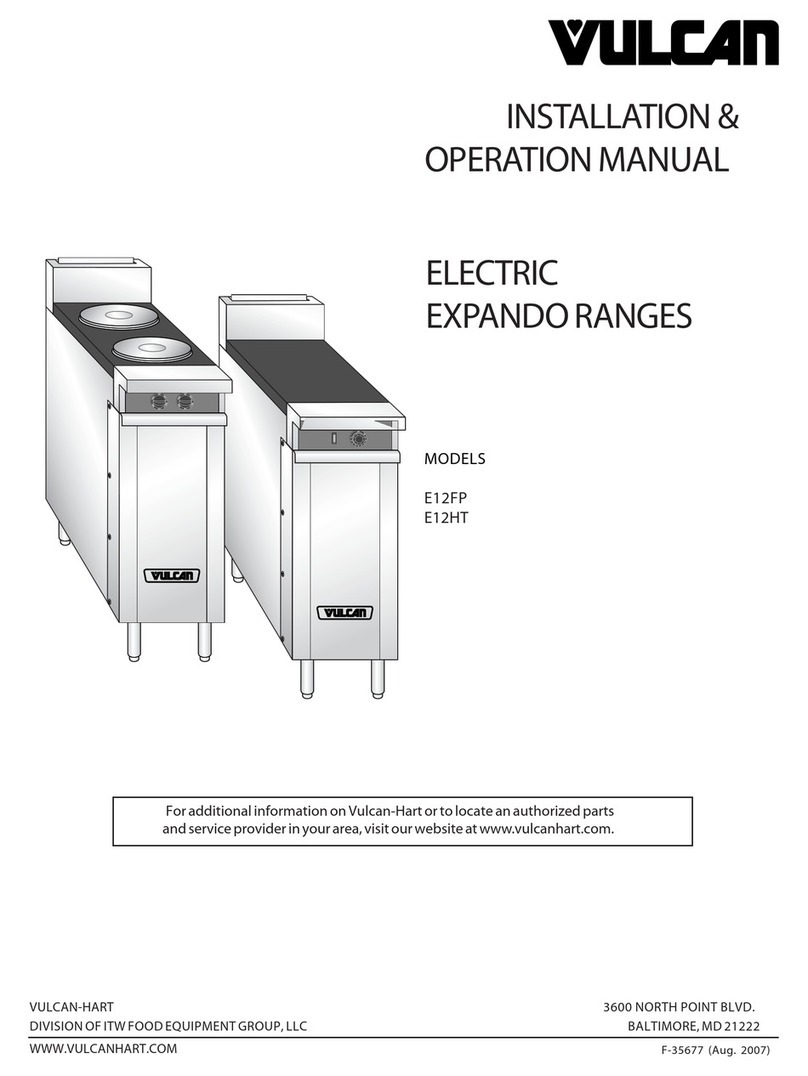Vulcan-Hart E12FP User manual