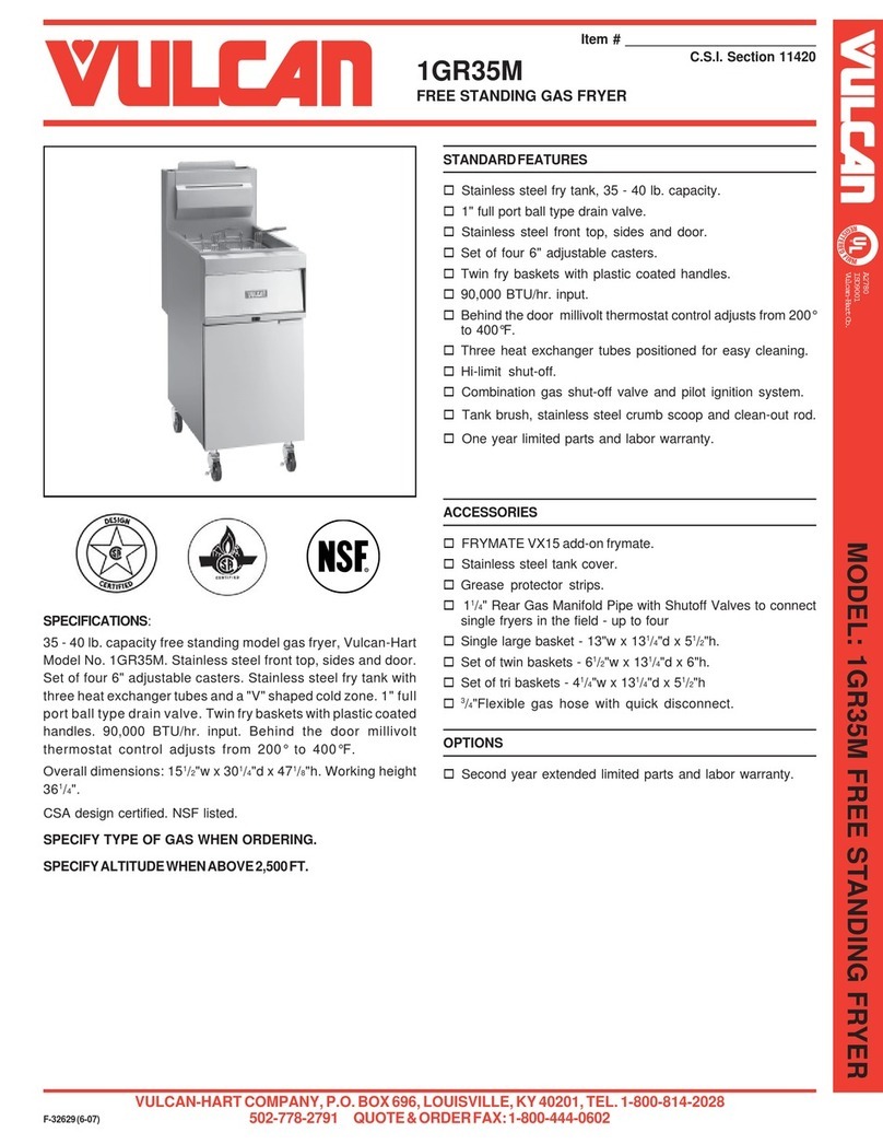 Vulcan-Hart 1GR35M User manual