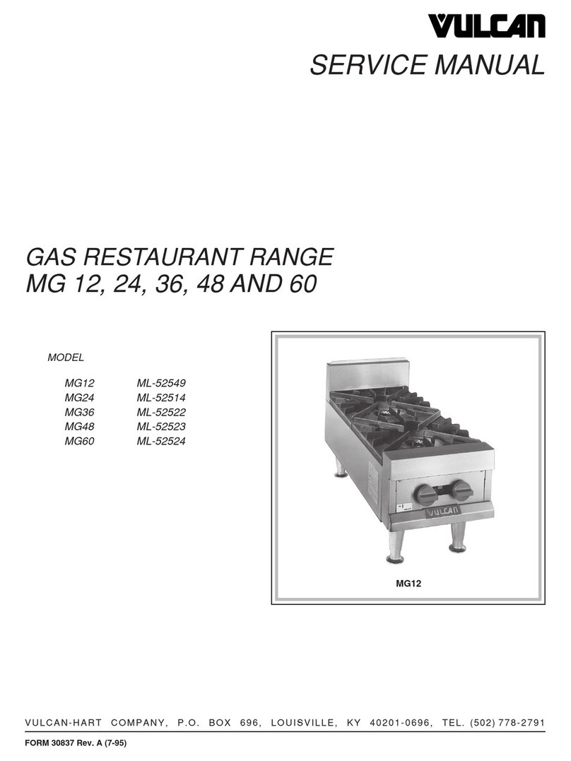Vulcan-Hart MG12 User manual