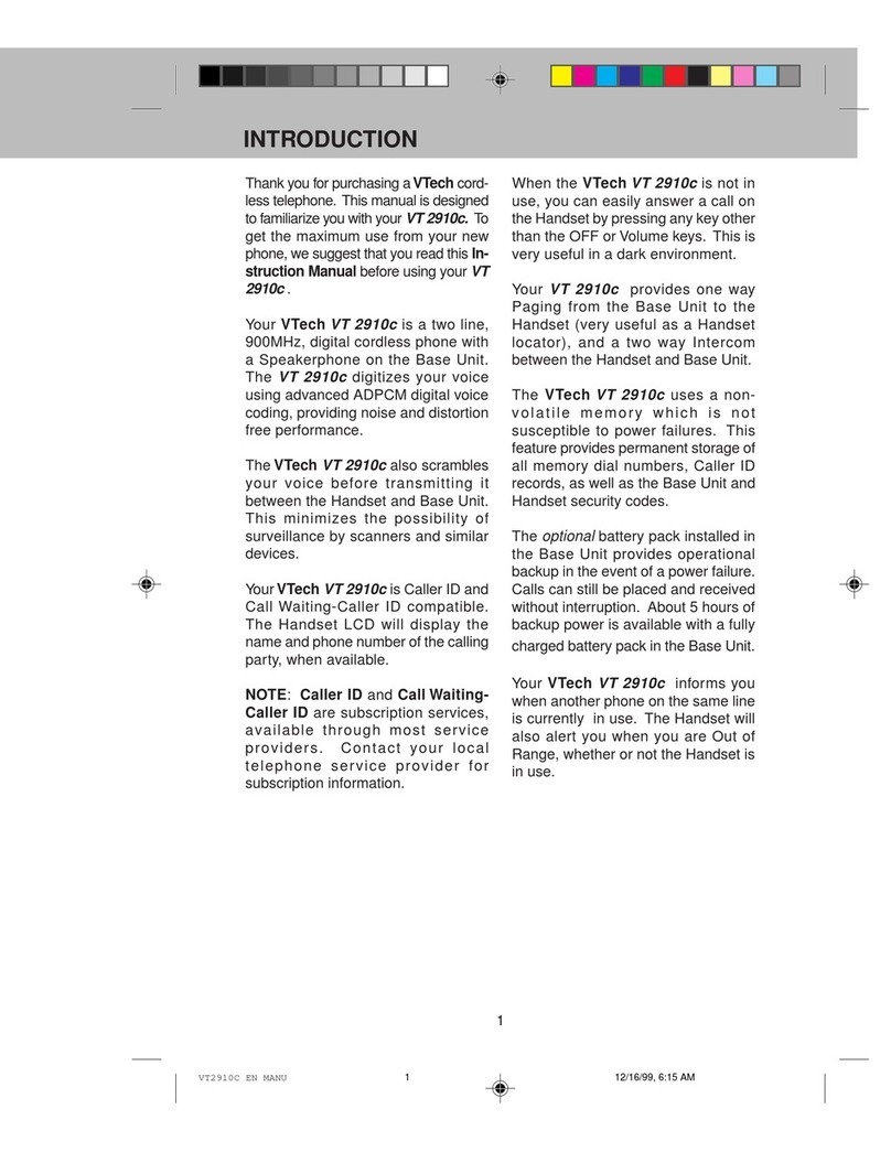 V-tech vt2910 User manual